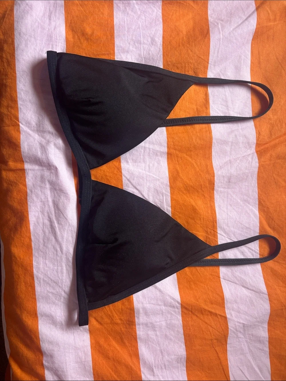 Good American Black Triangle Bikini Top - Picture 2 of 4